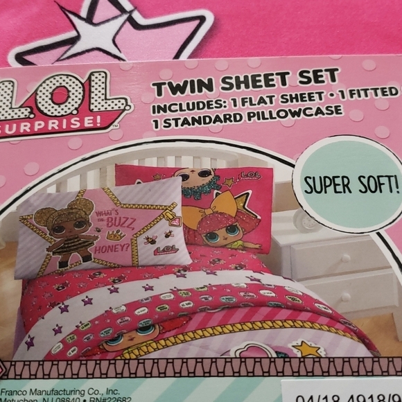 LOL SURPRISE Twin Sheet set - Picture 2 of 2